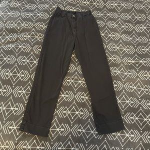 John Galt black Tilden pants